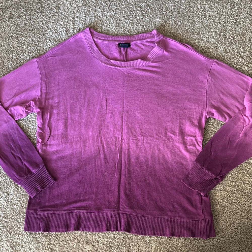 Splendid Magenta Knit Top